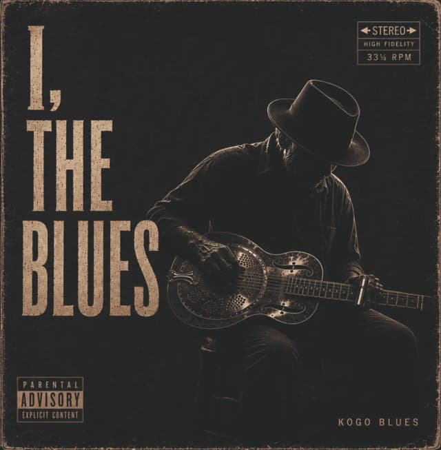 I, The Blues album cover by Kogo Blues